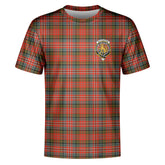 MacPherson Weathered Tartan Crest T-shirt